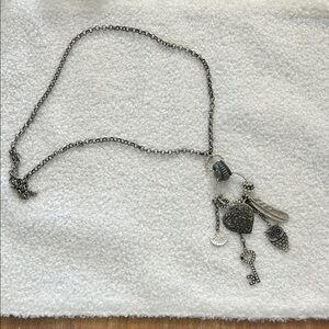Vintage Silver Charm Necklace